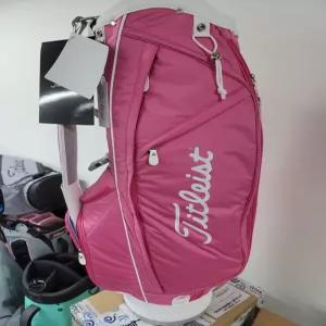타이틀리스트 골프백 핑크색 캐디백 경량 가방
