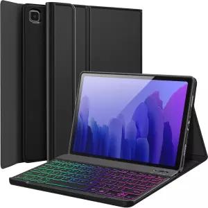 삼성 갤럭시 탭 A7 10.4인치 2020(SM-T500/T505/T507) 태블릿 A7용 7색 무지개 백라이트 탈착식 블루투스