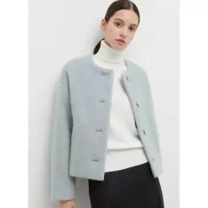 매장정품 SHESMISS 쉬즈미스 알파카 울 라운드넥 자켓 SWWJKP42050 849568