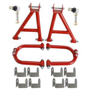 ICON스포츠 후방 서스펜션 충격 스윙 암 키트, 280mm 상부 하부 키트 및 타이 로드 끝, 4륜차 ATV 쿼드 바이크 고 카트 DIY 리빌드용