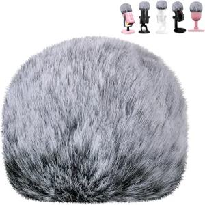 블루 예티 및 프로 마이크용 팝 필터/윈드스크린 머프 퍼리 마이크 커버 폼 X/나노/AM8/솔로캐스트/K66