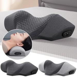 목마사지 베개 등받이 진동 등목 경추 견인 이완 척추 지지