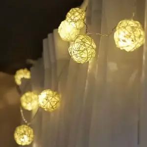 LED MKX032T7 크리스마스트리 전구 라틴볼 10구 건전지 타입