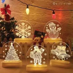 3D RAD747M4 탁상용 크리스마스 무드등 수면 감성 조명