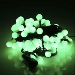 LED OOB577D5 크리스마스트리 앵두볼 전구96구 흑색선 녹색