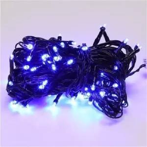 LED FYE432N1 크리스마스트리 전구 96구 연결형 흑색선 청색