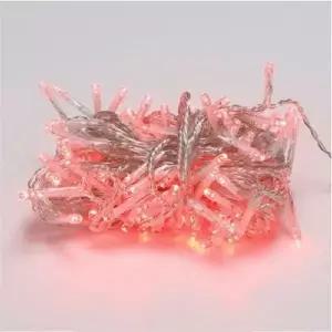 LED FAY526I3 크리스마스트리 전구 96구 연결형 투명선 적색