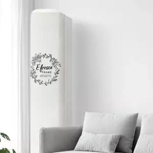 에어컨 커버 덮개 스탠드 보관 정리 원형 인테리어