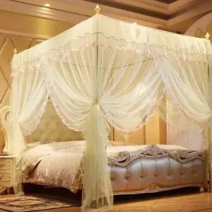 공주모기장 180x220cm 사각 대형 커튼형 침대 모기장