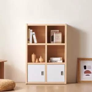 [리센트]S010020 정글 3단 800 책장 도어추가