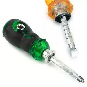 다용도 주먹 드라이버 길이 조절 가능한 손잡이형 일자 십자 WFLOQZD