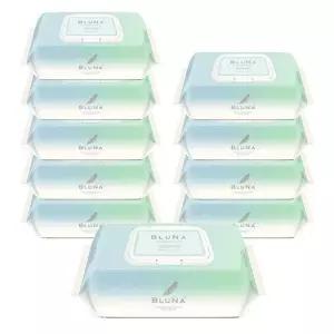 블루나 스무딩 물티슈 72매 1박스 10입