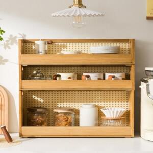 데스크탑 다층 머그컵 보관함 정리함 나무 정리함 레트로 복고풍 엔틱 컵 디스플레이 랙 원목 사무실