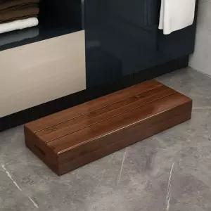 나무계단 원목 침대발판 사무실 스툴 주방 쇼다 단단한 1단 보조 세탁기