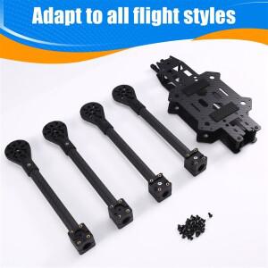 비행 안정성 및 성능  13인치 FPV 레이싱 드론 프레임 탄소 섬유 쿼드콥터 프리스타일