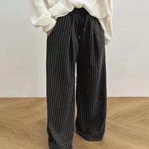 [셀러허브 패션]아이우먼 편한흰색세로줄팬츠 GBV995M601 빅사이즈