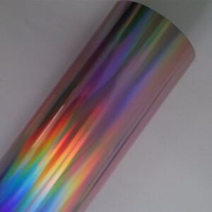 종이 또는 플라스틱 열 스탬핑 필름 전사 호일에 핫 핑크 홀로그램 프레스