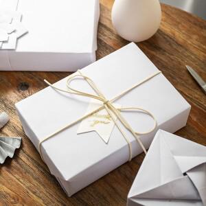 화이트 크래프트 종이 환경 보호 포장지 선물 페인팅 공예 30CMX3M 프로모션