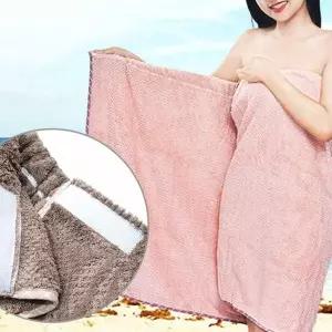 흘러내림 샤워 배스타올 원피스 찍찍이 가운 X 극세사