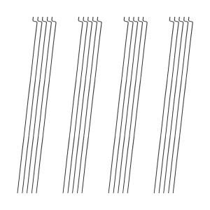 그라실리아 20PCS RC 비행기 Z형 푸시로드 강철 와이어 푸시로드 RC 비행기 헬리콥터 보트 DIY 모형 항공기 커넥팅 로드 부품 (1.2x300mm)