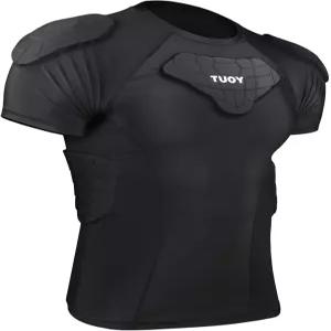 축구 야구 소프트볼 럭비 농구용 DGXINJUN 남성 패딩 가슴 갈비 보호대 조끼 4패드 셔츠