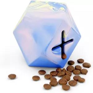 마오구블루 개 퍼즐 장난감 크림 향이 나는 슬로우 피더 디스펜서로 정신 자극 지루함 불안 및 치아 청소를