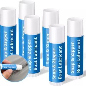 피아다 스냅 및 지퍼 윤활유 보트 비닐 패널용 왁스 마린 유지 관리 용품 캔버스 비미니 백팩 재킷 잠수복