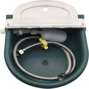 말 소 염소 양치기 개를 위한 자동 물그릇 플라스틱 가축 급수기 농장 등급 양 물통 그릇(배수구 및