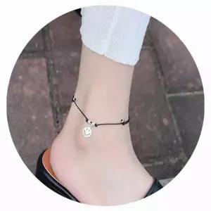 [알티피아]발찌 얇은 여름 발목 실발찌 실버 레드 패션 로프