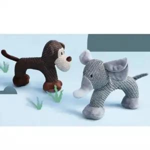 강아지 튼튼한 프로 동물 봉제 인형 1P 터그놀이 장난감