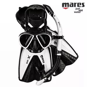 [셀러허브 스포츠레저]마레스 마스크 스노클 오리발 세트 N7639072 레저