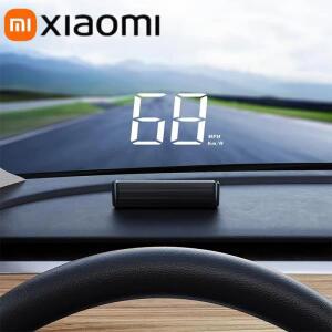 Xiaomi 차량용 속도계 HUD 헤드 업 디스플레이 디지털 Mete GPS 나침반 다기능 자동차 앞 유리 프로젝터 NE