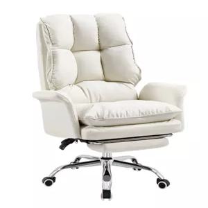 컴퓨터 회전의자 사무실 공부방 서재 피씨방 비제이 허리편한 화이트