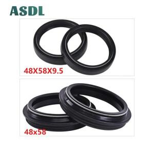 48X58X9.5 바이크 오토바이 프론트 포크 오일 씰 및 더스트 WR250F YZ250F 250 CRF250R 450R