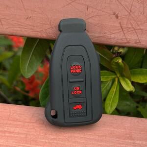 실리콘 자동차 키 커버 케이스 쉘  LEXUS LS430 02-06YEAR 스마트 원격 2 3 버튼  액세서리