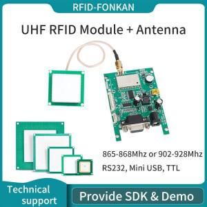 860-960mhz 리더기 UHF RFID 개발 키트 세라믹 안테나가 있는 모듈