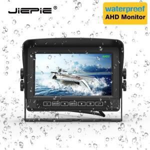 7인치 방수 자동차 모니터 IP69 후면보기 CCTV ALED 2 분할 화면 트럭 선박 요트 특수 차량