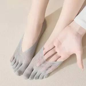 메쉬양말 여성 펀칭 메쉬 발가락양말 덧신 3개 여름 페이크삭스