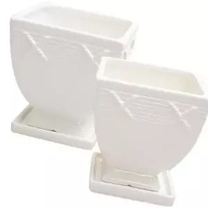 집들이세라믹화분 선인장 거실 화이트컬러 깔끔한 소형화분