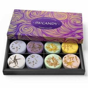 샤워 스티머 아로마테라피 생일 선물 - 여성용 SWCANDY 8pcs 발렌타인 데이 장식, 그녀의 엄마 어른 남성 10대 셀프 케어 천연 에센셜 오일 릴랙세이션 홈 SPA 여행