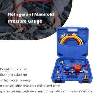 냉매 충전 및 진단 키트  3방향 매니폴드 미터  R22  R134a  R410a  에어컨