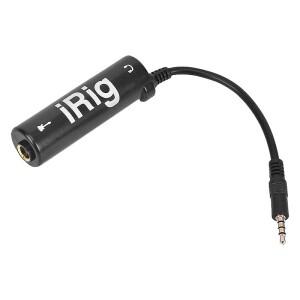 Irig 기타 효과는  휴대 휴대폰로 교체합니다. 인터페이스 변환기 오디오 튜너