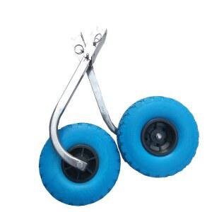 고무보트 바퀴 앞딩기 딩기돌리 낚시배 받침대 만능 카약 2인용 견인 롤러 선미 거치대