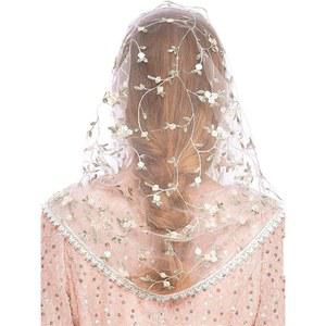 블랙미사보 카톨릭 성당 베일을 150cm검은색 액세서리 검정색 150cm 어른 성인