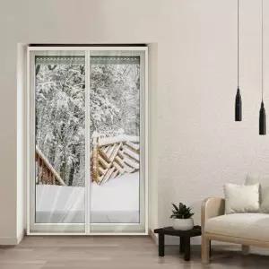 침실방풍가림막 외풍 차단 중형흰색 현관 방풍막