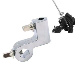 킥 드럼 페달 더블 체인 구동 시스템 실버를 위한 TUORE Bass 비터 홀더 클립 커넥터 교체 부품