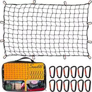 픽업 트럭 침대를 위한 Suche66 헤비 듀티 카고 네트 - 5피트 x 7피트 15피트 21피트까지 늘어남 견고한