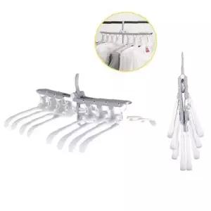 원터치 접이식 옷걸이 8F 좁은옷장 행거