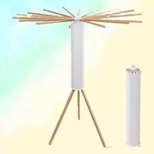 고품질 공간활용 원목 빨래건조대 튼튼한 원형 건조대 (WFKFFS2)