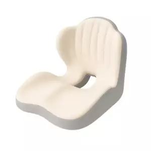 러빙랩 메모리폼 일체형 허리쿠션 의자 등받이 방석